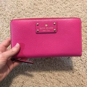 Beautiful pink Kate Spade wallet